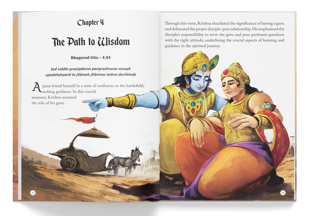 Illustrated Bhagavad Gita for Children – Stories of Wisdom