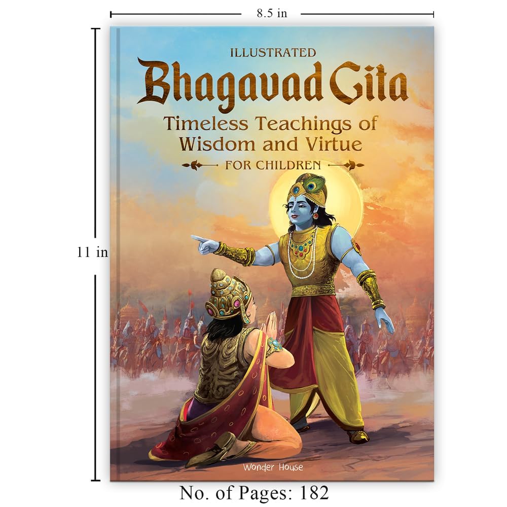 Illustrated Bhagavad Gita for Children – Stories of Wisdom