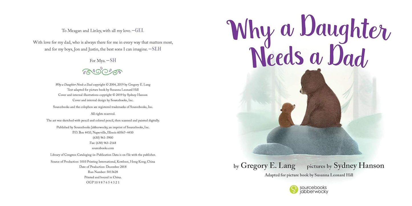 Why A Daughter Needs A Dad Picture Book For Fathers
