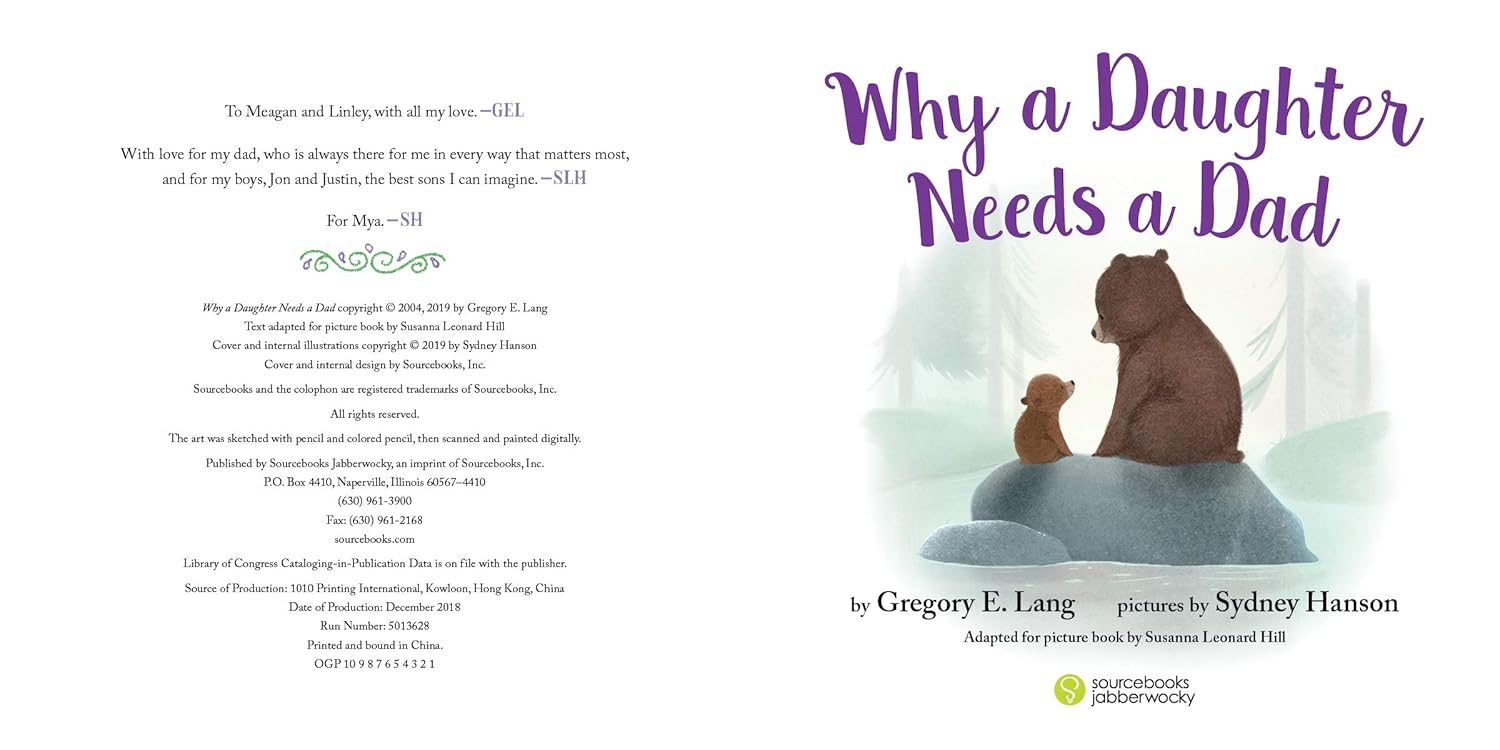 Why A Daughter Needs A Dad Picture Book For Fathers