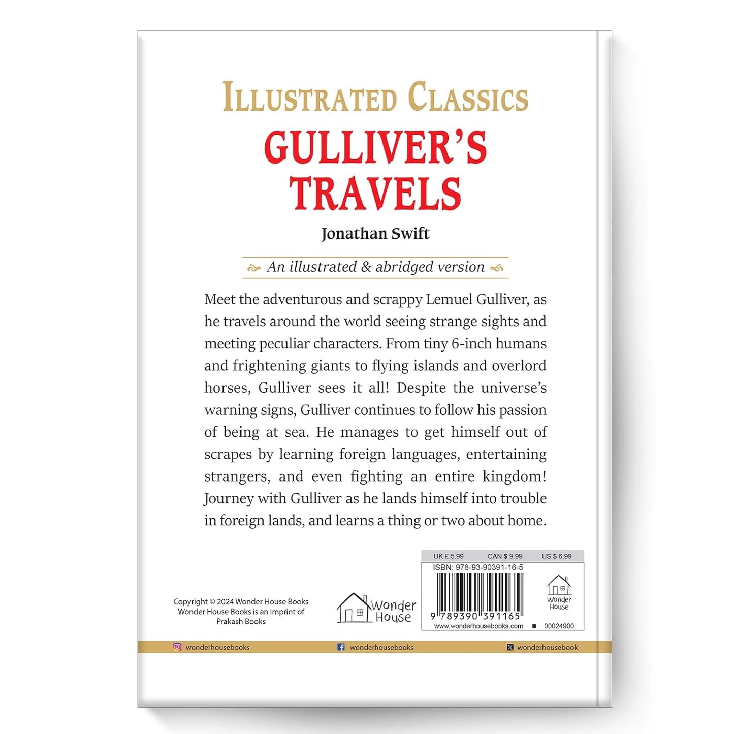 Gulliver’s Travels Abridged Classic – Illustrated Novel
