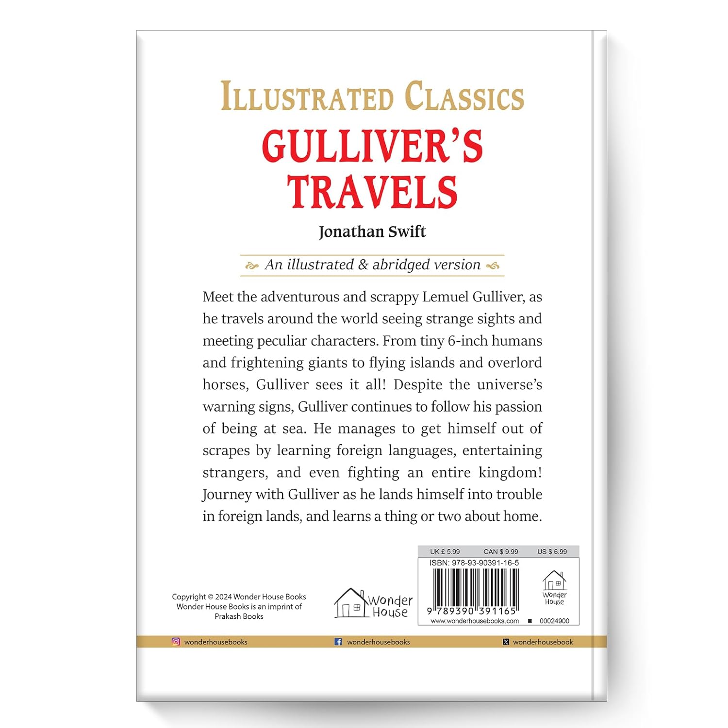 Gulliver’s Travels Abridged Classic – Illustrated Novel