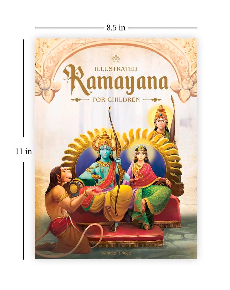Illustrated Ramayana for Children Deluxe Hardcover Book