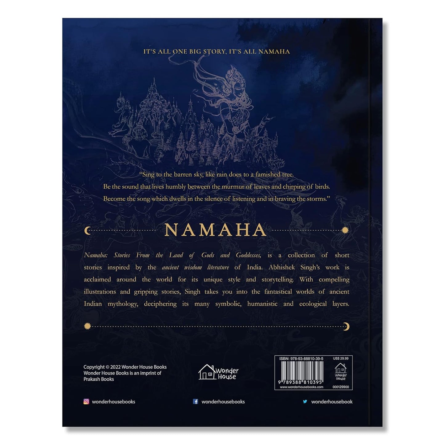 Namaha Illustrated Indian Mythology Stories Hardcover