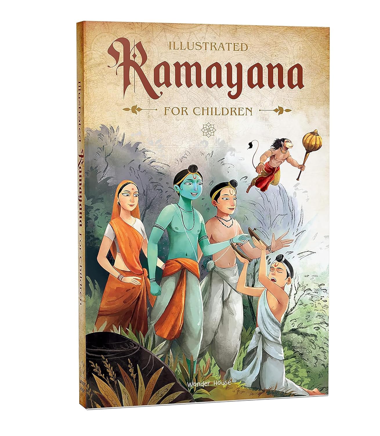 Illustrated Ramayana for Young Readers in Black & White
