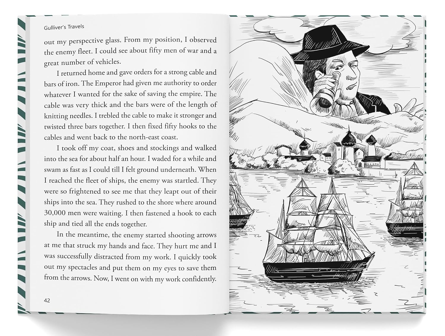 Gulliver’s Travels Abridged Classic – Illustrated Novel