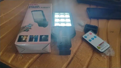 High-Power Solar LED Street Light with Motion Sensor & Remote Control ( default, OS )