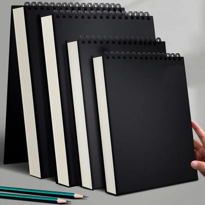 1 Pack 30-Sheets Top Spiral-Bound Sketch Book Acid-Free Art Sketchpad for Artistic Drawing Painting And Writing